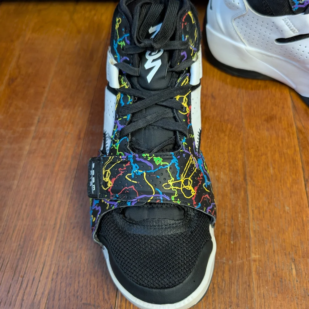 NIKE AIR JORDAN ZION 2 NOAH White/Black Multi-Color - Men's Shoes Size 9